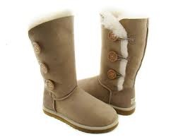 UGG Australia 'Bailey Button Triplet' Boot (Little Kid & Big Kid)